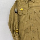 Vintage Wwii Us Army Shirt Mens Large Air Force Technician Patch Wool Military
