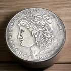 Magic Trick 2pc Magnetic Coins Steel Morgan Dollars T19