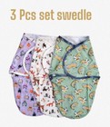 Soft Cotton Baby Swaddle Wrap Set  6 Pcs Pack  Newborn Sleep Boys And Girls
