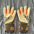 Gripmode Mania Hybrid Gk Soccer Gloves Sz 11 Black white orange