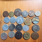 Lot Of 21 Vintage   Assorted Trade   Amusement   Advertising Tokens - Ships Free