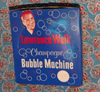 Vtg The Lawrence Welk Show Toy Champagne Bubble Machine In Original Box  m1 