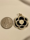 Chanel Zipper Pull Button Stamped Charm