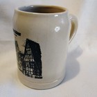 Vintage German Stoneware Beer Stein Mug    getr  nke Schlayer Schonaich    0 5 L