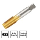 1 7 8 -12 Un Ti-coated Thread Tap Right Hand  Hss Titanium Coated 1-7 8 X 12 Tap
