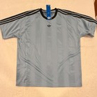 Adidas Jacquard Jersey Ash Blue Black Men   s Size Size Large Jw5879