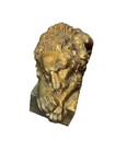 Antonio Canova 1757-1822 Heavy Brass Tone Cast Metal Bookends Original Patina