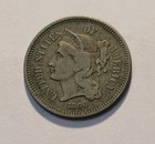 1866  3 Cent Nickel Piece