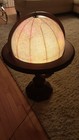 Vintage Heirloom Replogle Illuminated World Globe On Brandt Stand