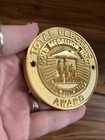 Vintage Total Electric Award Gold Medallion Home Mid Century Modern House Badge 