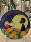 Peanuts Charlie Brown 2025 The Great Pumpkin Halloween Appetizer Plates Snoopy