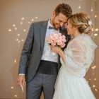 2 Pcs Black Cummerband Satin Cumberbund Tuxedo Belt Accessories For Men Weddings