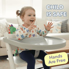 High Chair Tray For Stokke Tripp Trapp Gray No Baby Set Needed Suction Surface