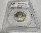 1967 Canada Quarter Pcgs Ms64 Centennial Lynx 80  Silver 25c Slabbed