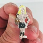 Indiana Jaycees Vintage Pin Basketball Topless Female Referee Ref Tie Tack  gc34