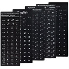 Wear-resistant Keyboard Stickers Spanish english russian deutsch arabic italian 