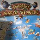 Children   s Illustrated Map Of The World Poster - Kids World Map