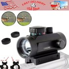 Tactical Optics Riflescope Red Green Dot Sight Scope 11 20mm Rail Hunting 1x40mm