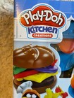 New Play Doh Kitchen Creations Burgers    n Fries Set 8 Containers Bun Plates