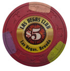 Las Vegas Club Casino Las Vegas Nevada  5 Chip 2008