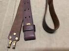 Original Us Army M1873 M1898 Trapdoor Krag Rifle Leather Carry Sling-rock Island