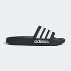 Adidas Adilette Cloudfoam Shower Slides - Core Black   Cloud White   Core Black
