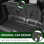 Cargo Liners Rear Trunk Liner Backrest Mats For 2021-2025 Toyota Sienna 3rd Row
