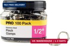 Apollopex 1 2  Stainless Steel Pex Barb Pinch Clamp  100-pack 