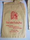 Lot Of 3 Vintage Gift Bags - Five Tribes Trading Post Claremore  Ok Oklahoma