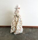 Dollhouse Grandma Porcelain Doll In Floral Dress Poseable 1 12 Scale Miniature