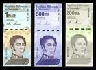Venezuela 200000  500000  1000000 Bolivar Soberano Set Qty 5 2020 Unc New