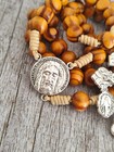 Holy Face Rosary  Pardon Crucifix Rosary  Miraculous Medal St Benedict Cross