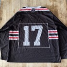 Onondaga Redhawks Box Lacrosse Jersey Dark away Rare  17 Size L Onondaga Nation