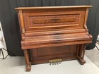     1917 Wing   Son Upright Grand Piano   Style 23   Rare 5-pedal French Walnut    