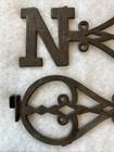 Rare Antique Cast Iron Weathervane Directionals N-s-e-w - 9  Long Original