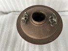 Vtg  Antique Brass Asian Chinese Mongolian Hot Pot Steamer Cooker Candle Burner