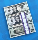 300 Pieces   20 Bills Replica Money Prop For Pranks   Movie Production  Parties