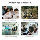 1080p Hd Computer Webcam Built-in Microphone For Laptop Desktop Video Calling