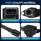 Ignition Coil Pack For Ex37 Fx37 Fx50 G37 M37 M56 Q40 Q50 Q60-black Coil Pack