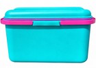 Vintage Eagle Craftstor Sewing Craft Storage Organizer Teal Pink 20    Tote 90s