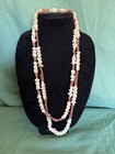 Hawaiian 100  Shell  Momi   Kahelelani Double Strand Lei Necklace  26      28   