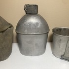 Ww2 Us Canteen Vollrath 1944 With Cover   Wcw Cup Wwii Us Army
