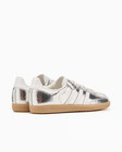 Adidas Samba Og Silver Metallic Cracked Leather Womens Jr0035