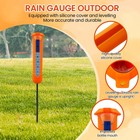 Upgraded Rain Gauge Outdoor  Freeze Proof Rain Gauge With Silicone Cover  Lev   