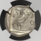 Attica  Athens - C 440-404 Bc - Ar Tetradrachm - Ngc Au