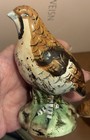 Vintage Pair Of Ceramic Quail Decor Figures Made In Italy Cottagecore Decor nice