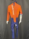 Long Track Netherlands Speed Skating Suit W  Hood  Speedsuit  Skinsuit Large