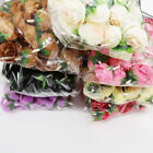 50 200x Artificial Fake Rose Flower Heads Silk Bulk Bouquet Wedding Party Decor