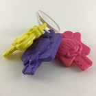 Disney Baby Keys Rattle Teether Mickey Mouse Minnie Donald Duck Vintage Toy