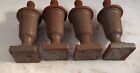 4 Urn Design Cast Iron Post Finials 4  High
